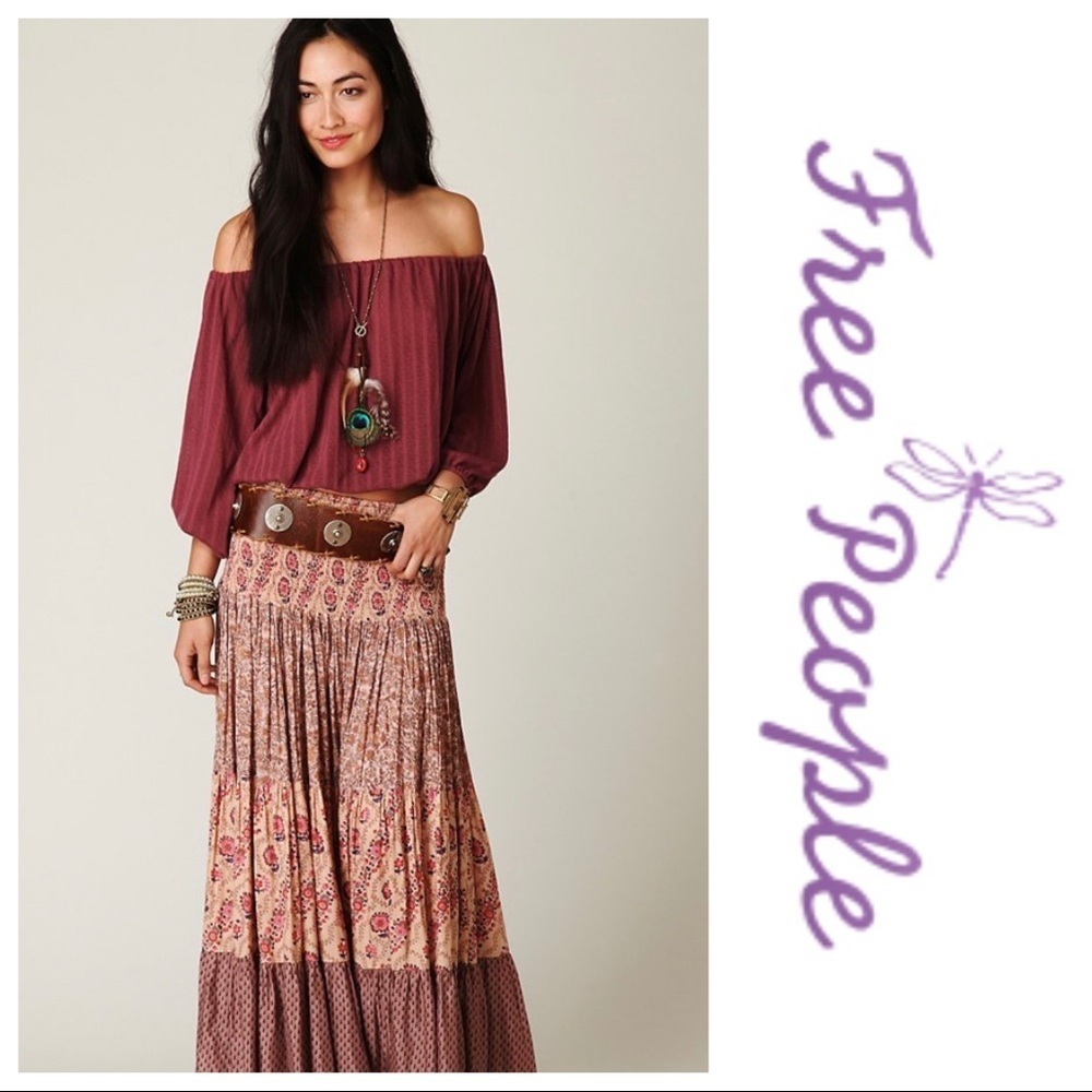 Free People Pointelle Peasant Top